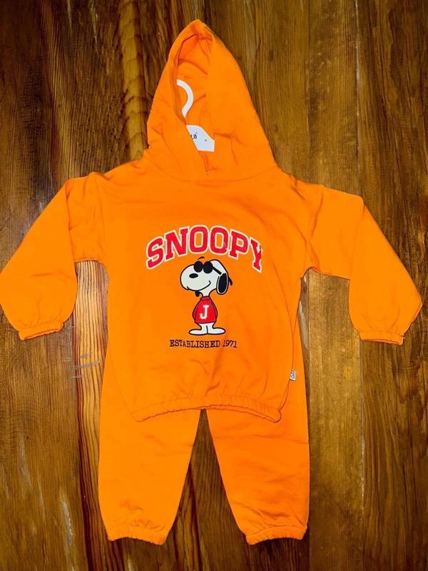 6-24 aylık snoopy takım turuncu - Image 1