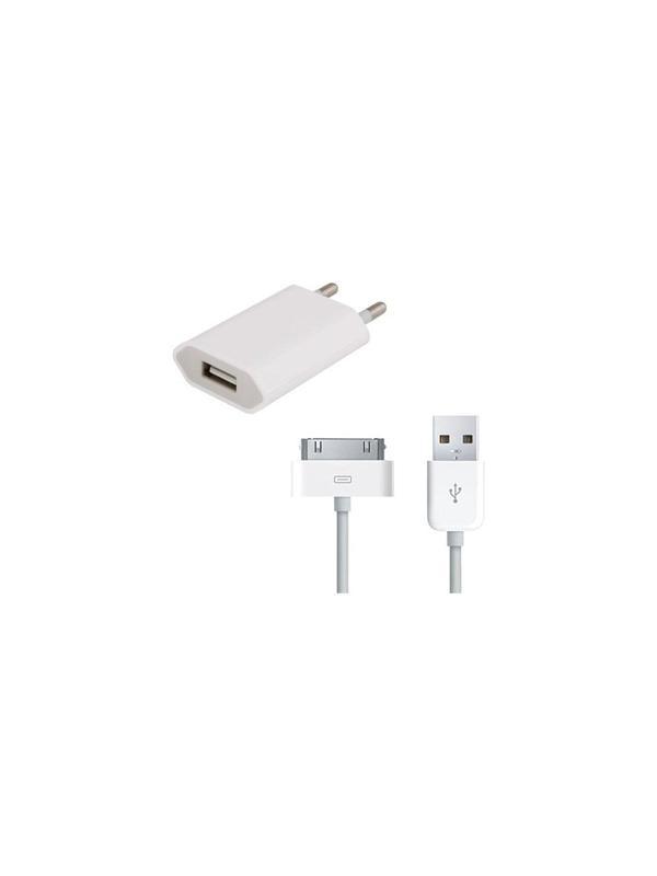 Apple İphone Uyumlu 4-4S Takım Şarj Seti Kutulu - MD814CH/A - Image 1
