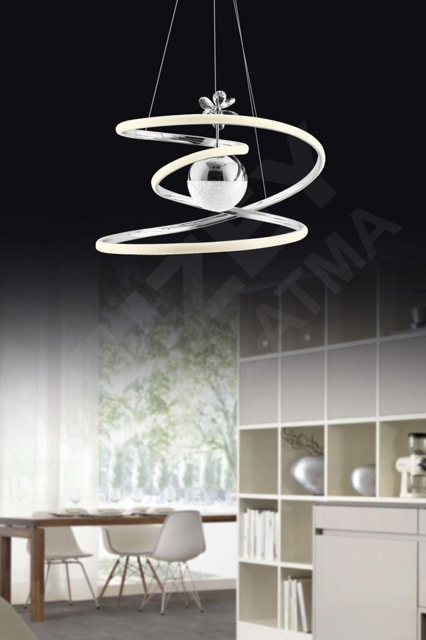 ALYA TOPLU 3 RENK YANAN LEDLİ KUMANDALI AVİZE - Image 1