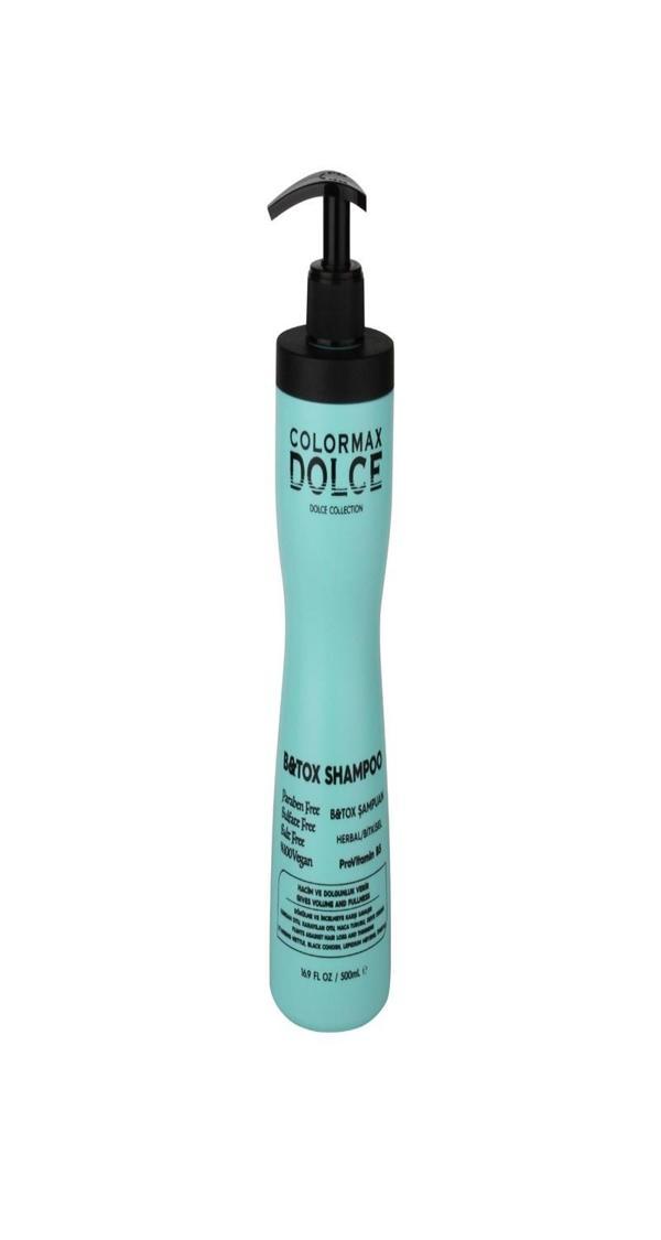 Colormax Dolce NEW Series B&Tox Kompleks ProVitamin B5 Vegan Şampuan 500 ML 1 Adet - Image 1