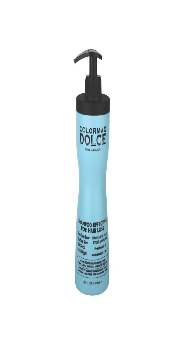 Colormax Dolce NEW Series Dökülme Karşıtı ProVitamin B5 Vegan Şampuan 500 ML 1 Adet - Image 1