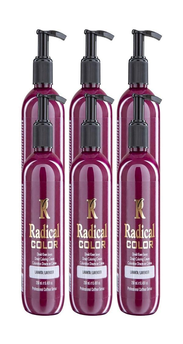 Radical Color NEW 25/Lavender Amonyaksız Su Bazlı Saç Boyası 250 ML 6 Adet Lavanta - Image 1