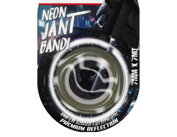 Neon Jant Bandı Beyaz 7mm X 7mt  - Image 1