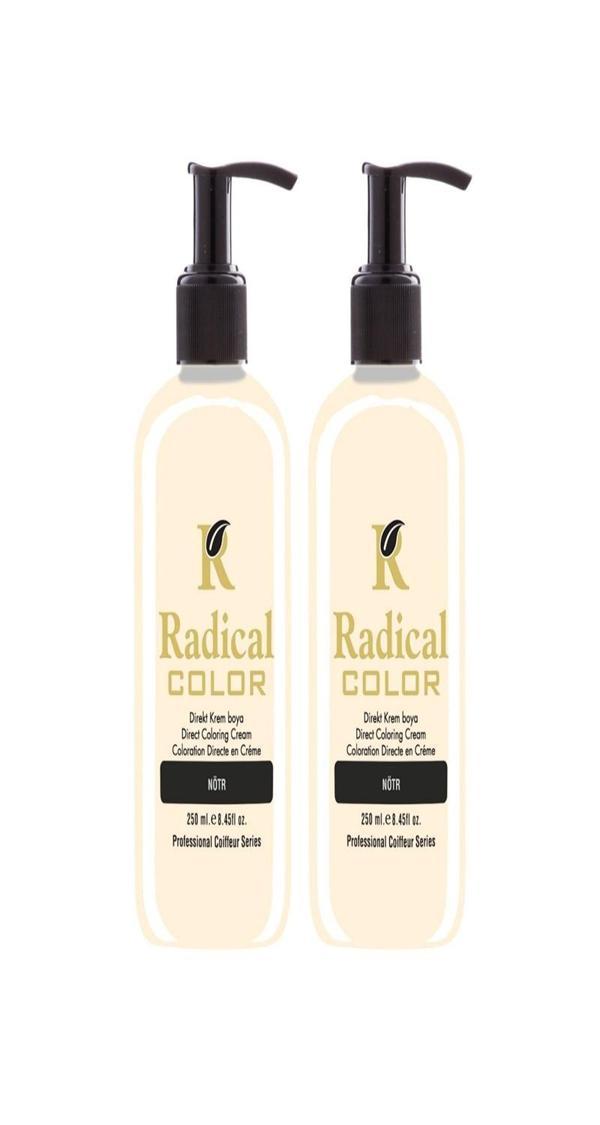 Radical Color NEW 25/Mixerizer Amonyaksız Su Bazlı Saç Boyası 250 ML 2 Adet Pastel Nötr - Image 1