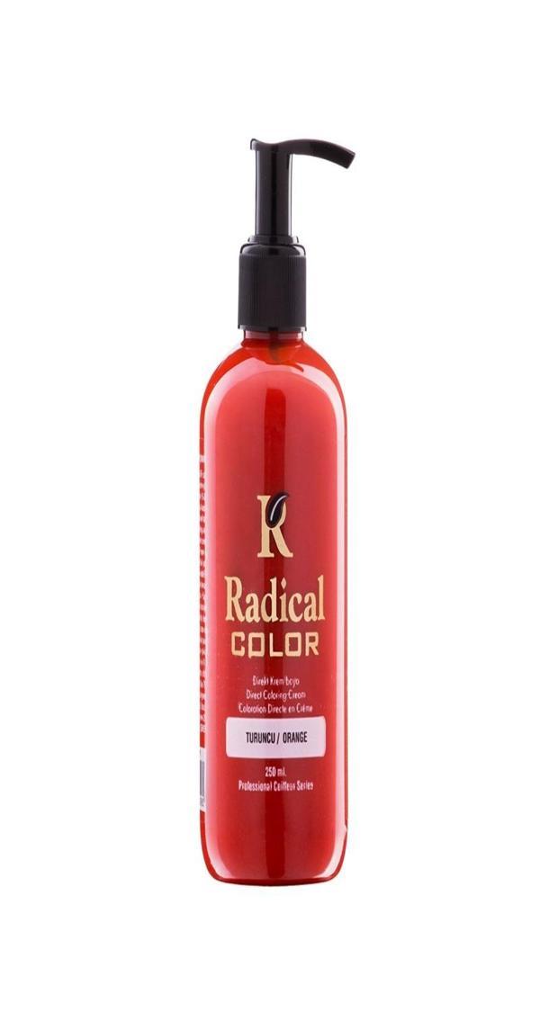 Radical Color NEW 25/Orange Amonyaksız Su Bazlı Saç Boyası 250 ML 1 Adet Turuncu - Image 1
