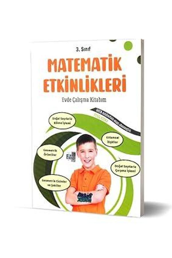 Matematik Etkinlikleri Evde Çalışma Kitabı 3.Sınıf - Aktif Zeka Yayınları - Image 1