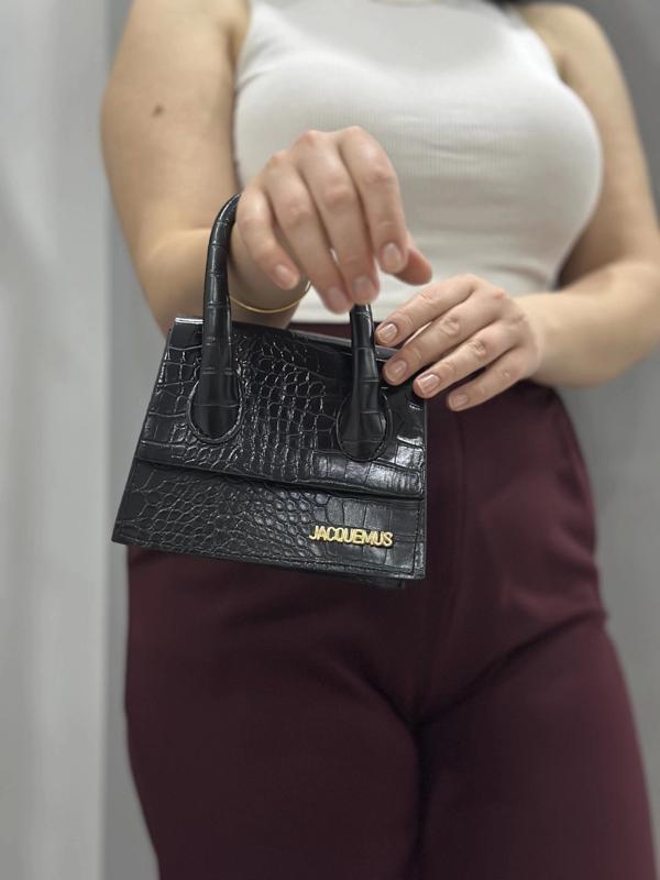 luxe siyah cilt çanta - Image 1