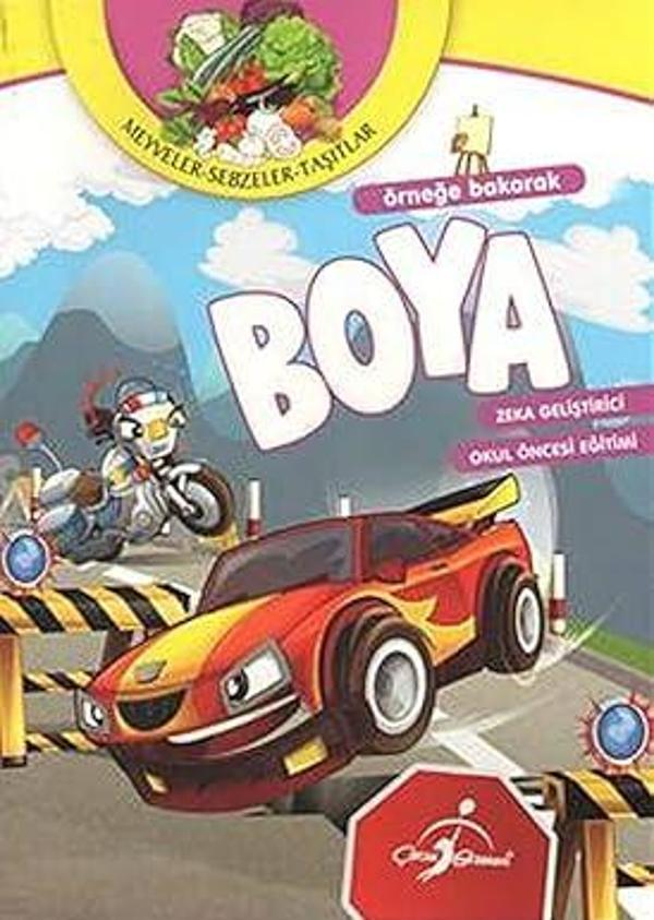 Örneğe Bakarak Boya-Meyveler,Sebzeler,Taşıtlar - Çocuk Gezegeni - Image 1