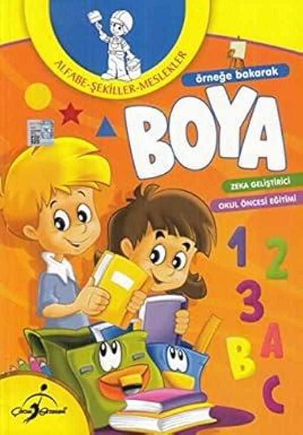 Örneğe Bakarak Boya-Alfabe,Şekiller,Meslekler - Çocuk Gezegeni - Image 1
