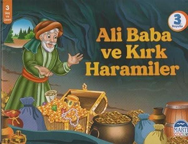 Ali Baba ve Kırk Haramiler-3 Boyutlu Masallar - Martı Yayınları Yayınevi - Image 1