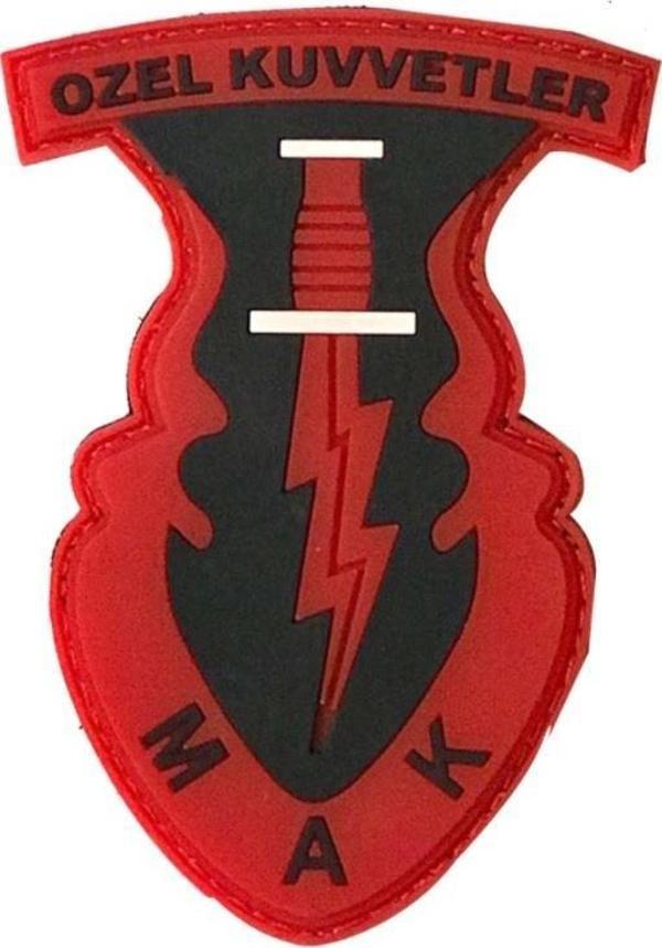 SİNGLE SWORD 3d Silikon Mak Özel Kuvvetler Arması Patch - Image 1
