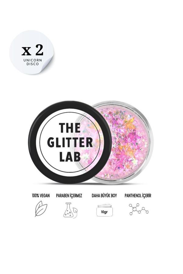 The Glitter Lab 2 Adet Unıcorn Dısco Glitter – Avantajlı Paket - Image 1