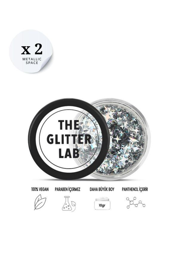 The Glitter Lab 2 Adet Metallic Space Glitter – Avantajlı Paket - Image 1
