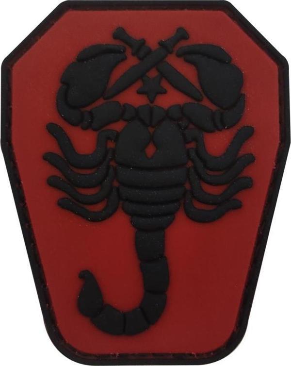 Single Sword Akrep Plastik Patch - Peç Küçük Boy 4Cm X 5,5Cm - Image 1