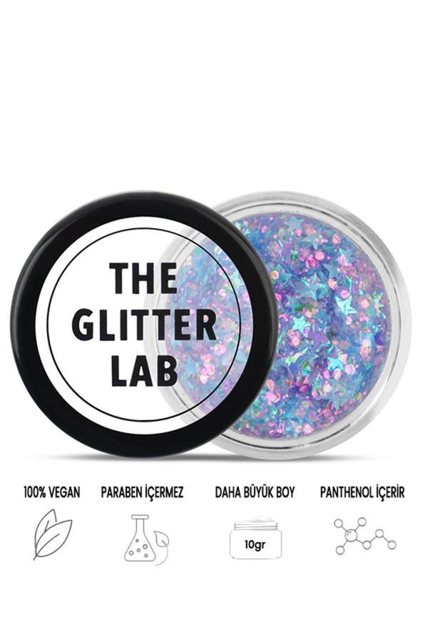 The Glitter Lab Jel Formlu Parlak Glitter - Blue Stars - Image 1
