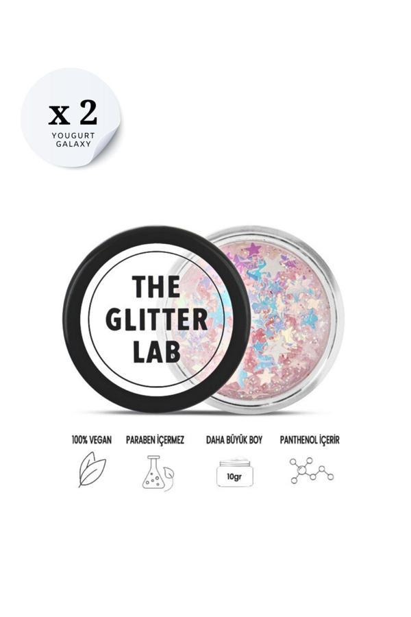 The Glitter Lab 2 Adet Yougurt Galaxy Glitter – Avantajlı Paket - Image 1