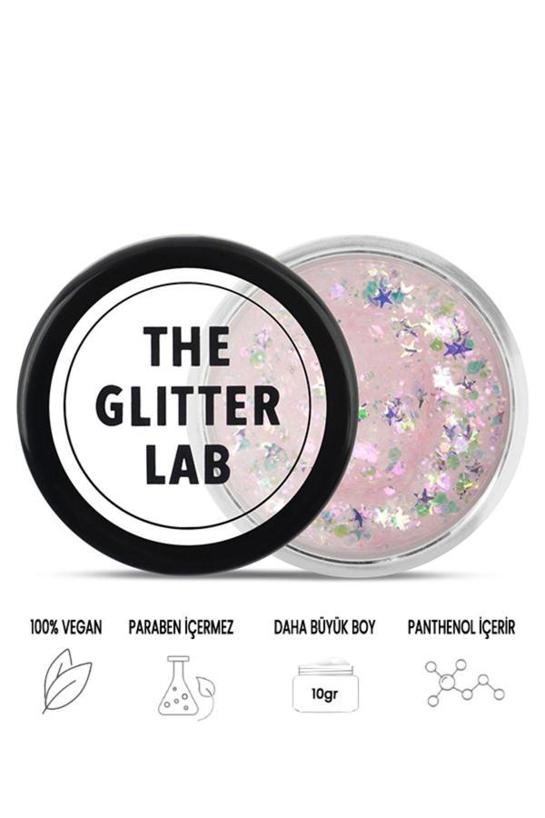 The Glitter Lab Jel Formlu Parlak Glitter - White Stars - Image 1