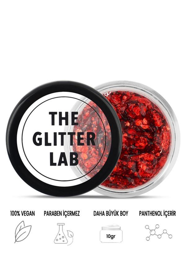 The Glitter Lab Jel Formlu Parlak Glitter Red Velvet - Image 1
