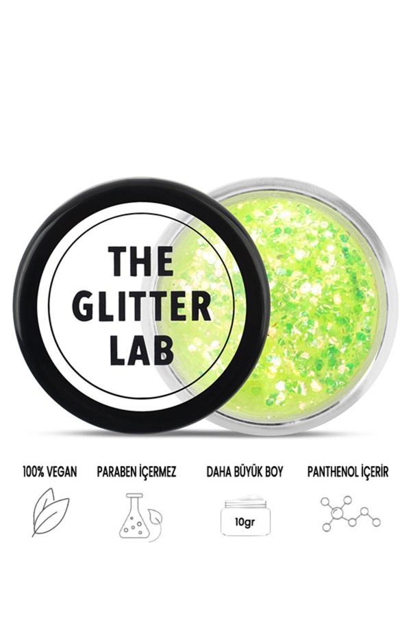 The Glitter Lab Jel Formlu Parlak Glitter - Pinky Lime - Image 1