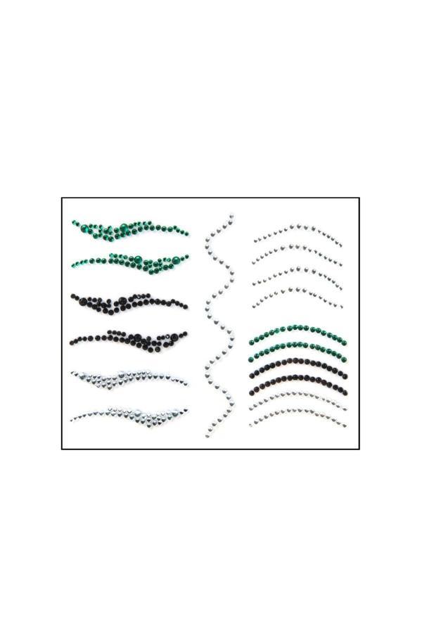 The Glitter Lab Yüz Aksesuarı Eyeliner Kristal Taşlar - Image 1
