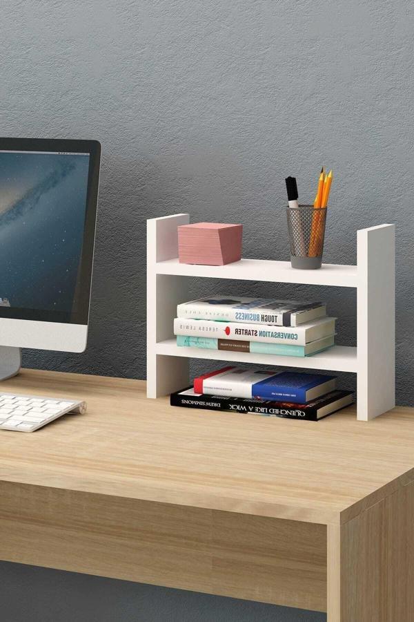 Vivonty Masa Üstü Organizer Çalışma Masası Düzenleyici Kitaplık - Image 1