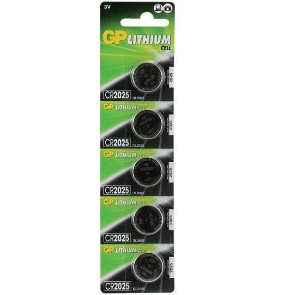 Gp Cr2025 3 V Lityum 5'li Para Pil - Image 1