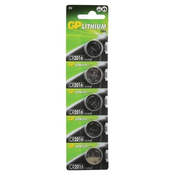 Gp Cr2016 Lityum Pil 5 Li Paket - Image 1