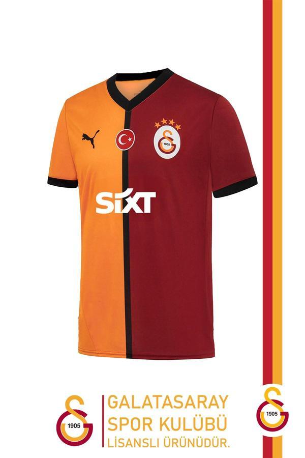 Galatasaray Orijinal Lisanslı 2024/2025 Parçalı İç Saha Taraftar Forma XYZ - Image 1