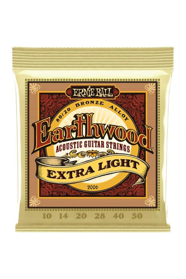 2006 Earthwood Extra Light Akustik Gitar Teli 10-50 - Image 1