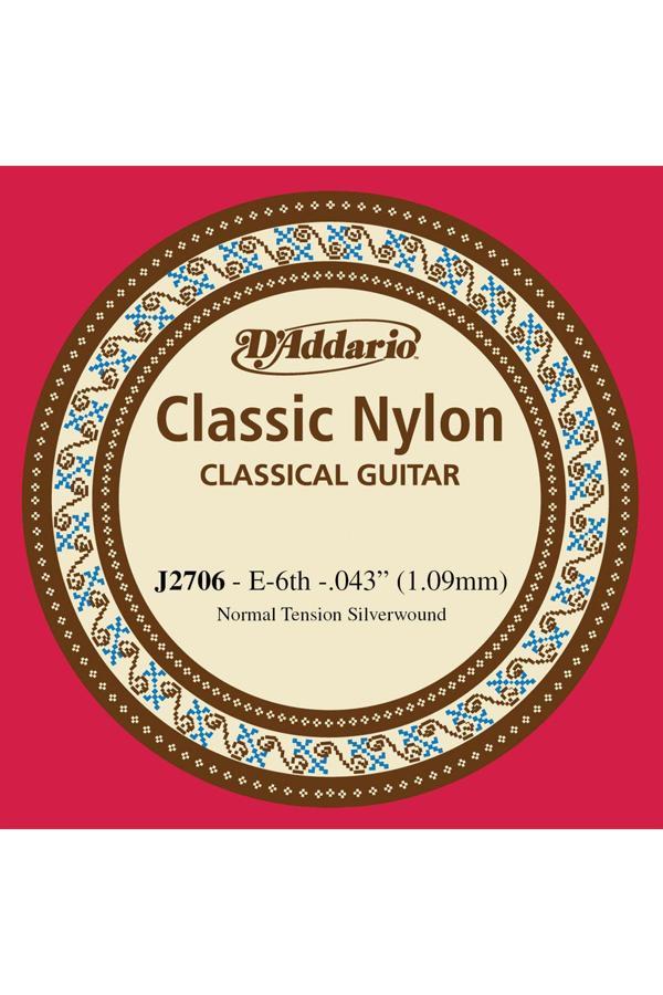 D'addario J2705 Normal Tension Tek Klasik Gitar Teli (a) - Image 1