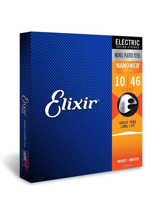 Elixir Nanoweb 010-046 Elektro Gitar Teli 12052 Seti - Image 1