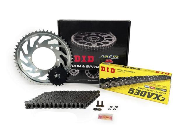 Dıd Sunstar Gold Zincir Dişli Seti Yamaha Fz6 Fazer 2004-2009 X-rıng 530 16t 46t 118l - Image 1