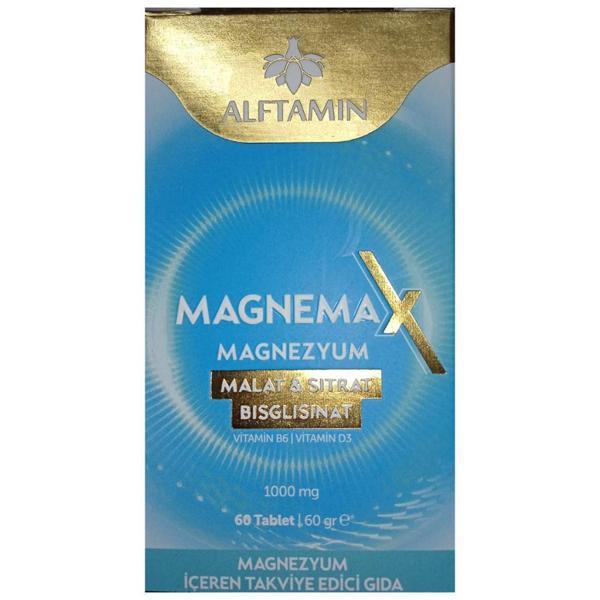 Alftamin Magnemax Magnezyum 1000 Mg 60 Tablet  - Image 1