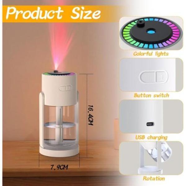Büro Ev Konforu için Led Işıklı Hava Nemlendirme Clhazı - Image 1