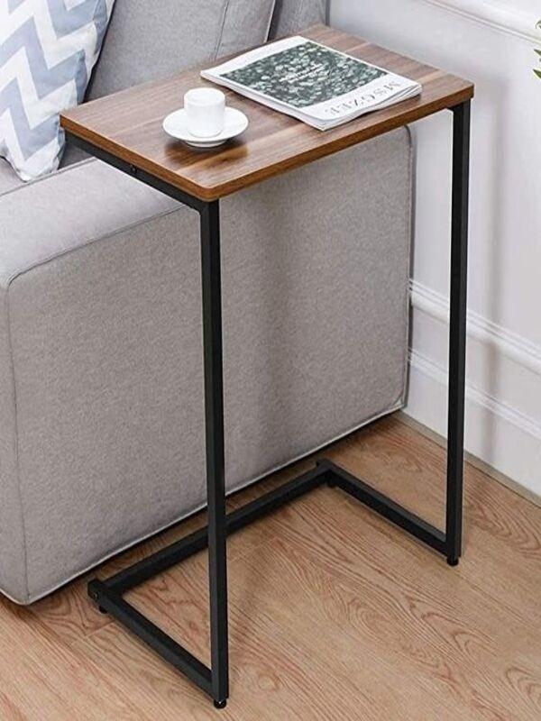 KUZELA  Metal Ayaklı Ahşap Laptop Sehpası. - Image 1