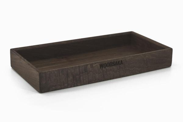 Woodsaka Gobi Yatay Kalemlik ve Aksesuar Kutusu - Ceviz - 25cm x 10.4cm x 3cm  - Image 1