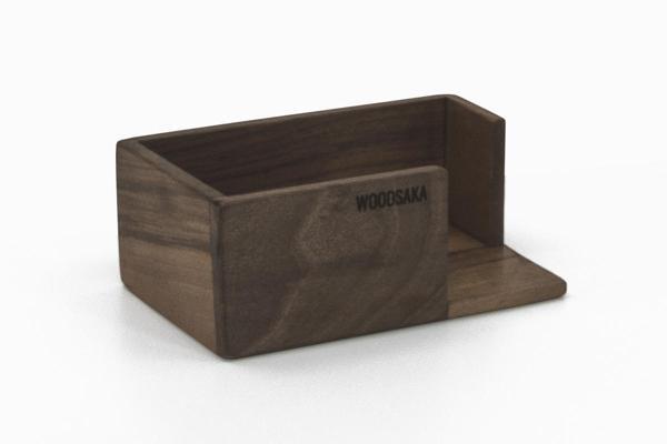 Woodsaka Kartvizitlik - Ceviz  - 11.8cm x 7.7cm x 4.4cm  - Image 1