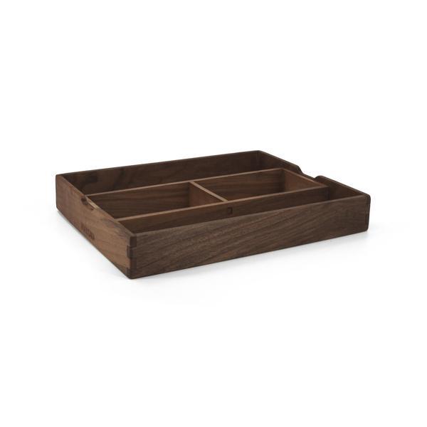 Woodsaka Yoi Ayarlanabilir Masaüstü Organizer & Aksesuar Kutusu - Ceviz  - 32.2cm x 26.2cm x 4cm - Image 1
