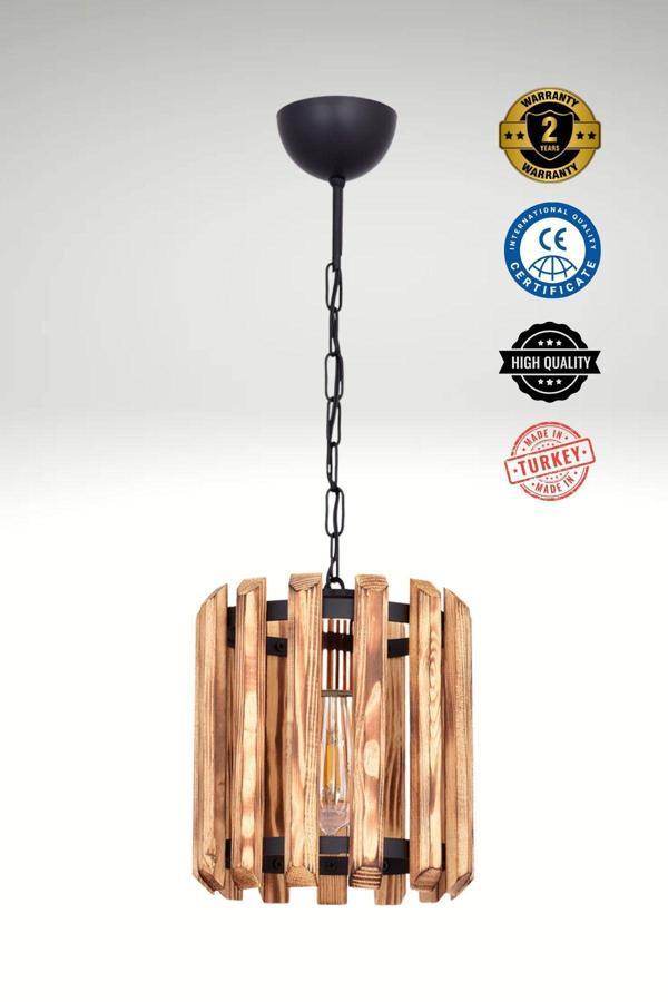 HM Aydınlatma Çit Tekli Avize Aydınlatma - 22 cm Genişlik, 65 cm Yükseklik, Modern ve Şık Tasarım - Image 1