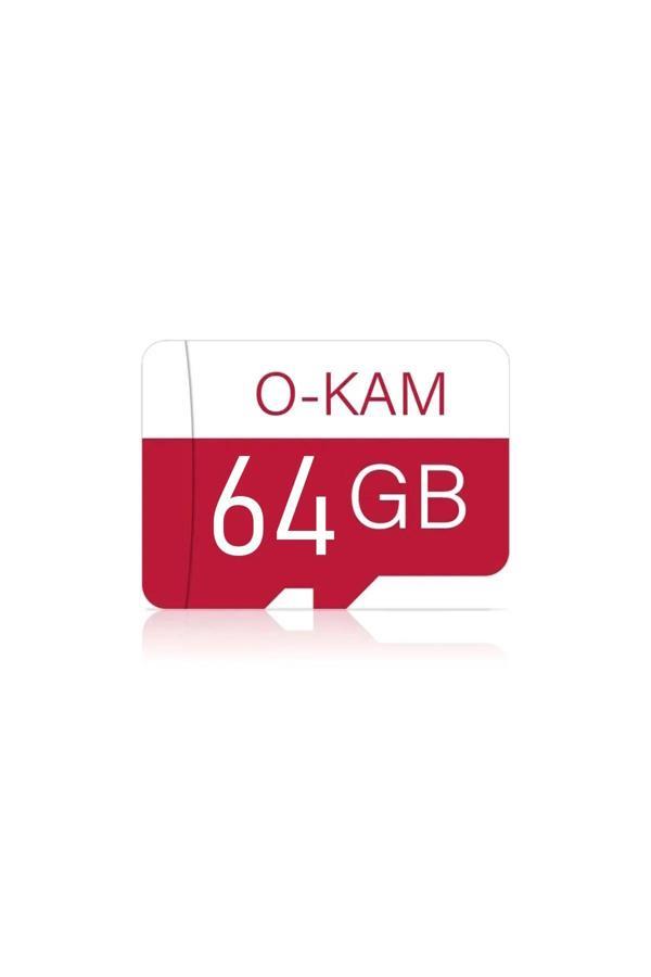 64 GB O-Kam Hafıza Kartı Faster Transfer Speed Class 10 4k Video Kayıt - Image 1