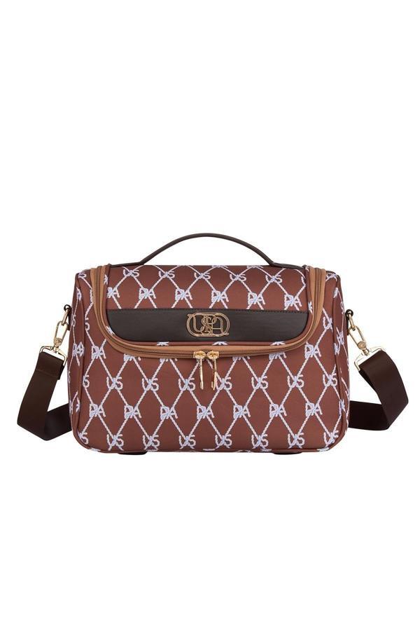 U.s. Polo Assn. Plsyh24640 Makyaj Çantası Ve El Çantası Kahverengi - Image 1