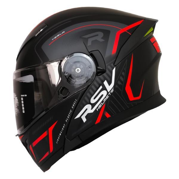 Motosiklet Çene Açılır Kask Ece 22.06 Sertifika Güneş Vizörü Motor Kaskı Duncan Red - Image 1