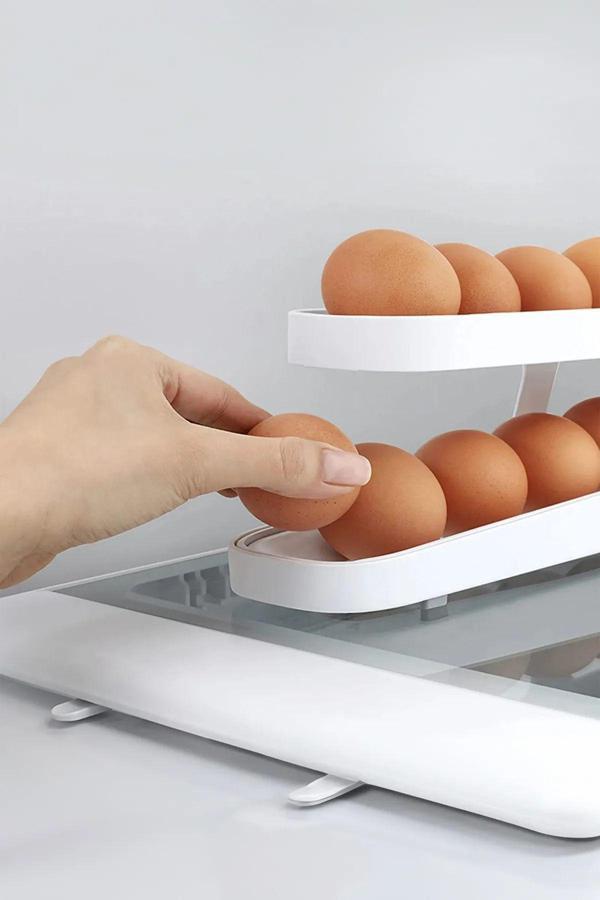 Mithra Life 2 Katlı Otomatik Yumurta Standı Buzdolabı Içi Yumurtalık Organizeri MIT1160 - Image 1