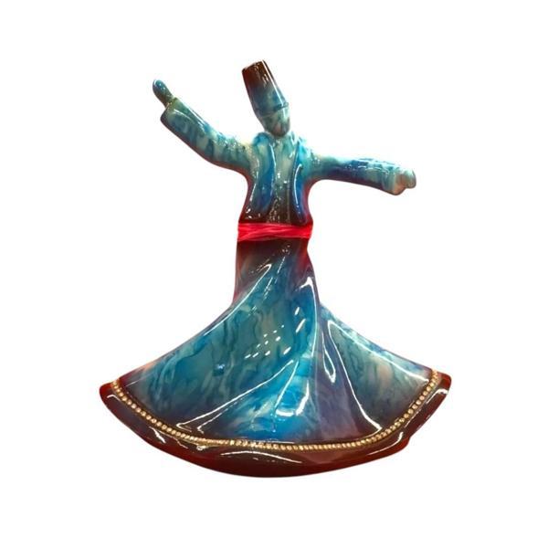 Semazen Dekoratif Biblo Turkuaz 22 CM - Image 1