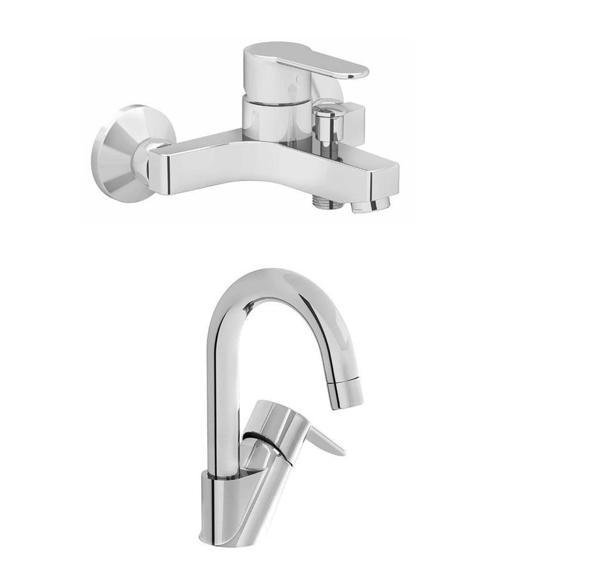 Artema Win S Banyo Bataryası + Kuğu Lavabo Bataryası Set - Image 1