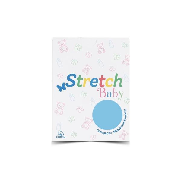 Stretch Bebek Lastikli Çarşaf Mavi - Image 1