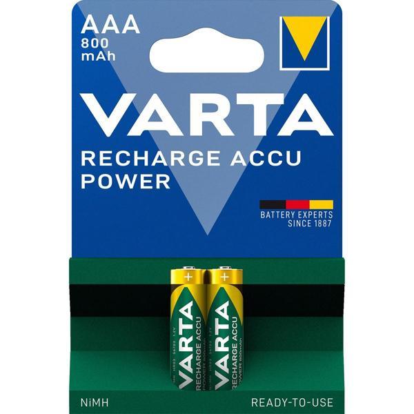 Varta 800 mAh AAA Şarj Edilebilir İnce Kalem Pil Adet - Image 1