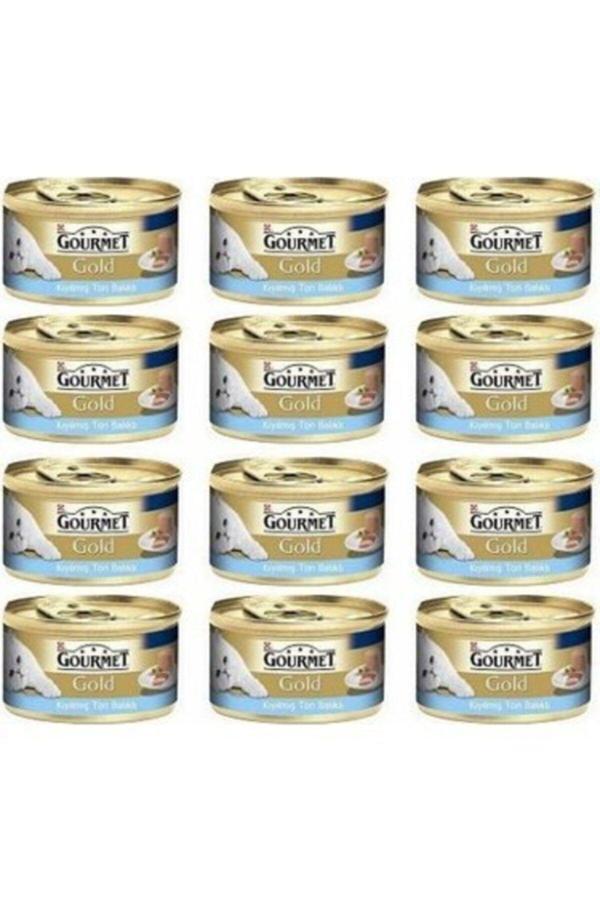 Kıyılmış Ton Balıklı Yetişkin Kedi Konservesi 85 Gr X 12 Adet - Image 1