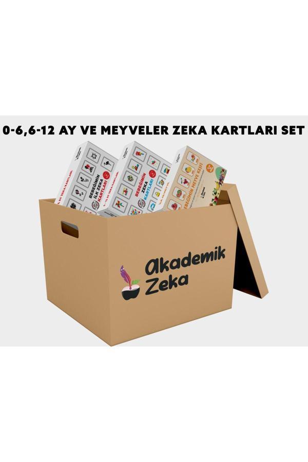 Akademik Zeka 0-6 Ay - 6-12 Ay Ve Meyveler Zeka Kartları - Akademik Zeka - Image 1