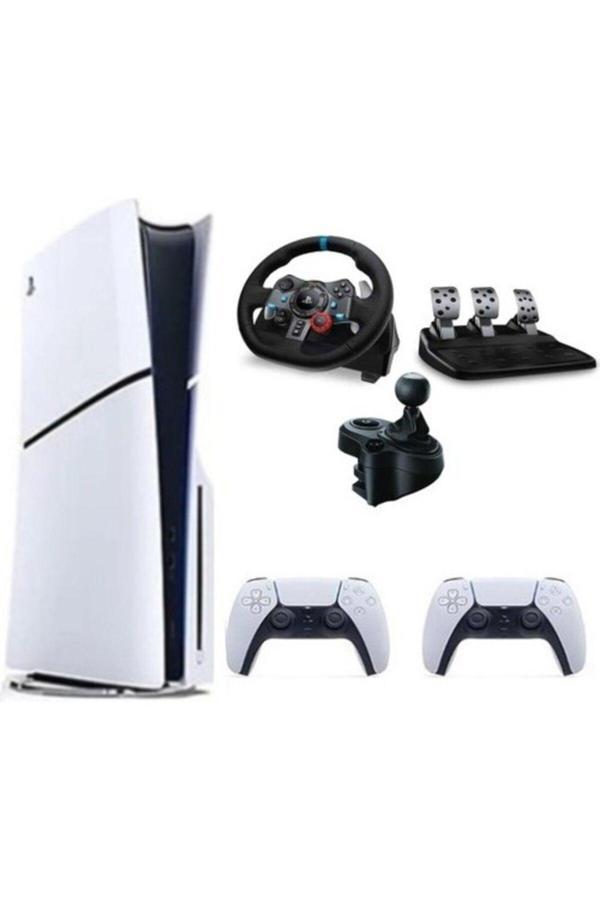 Sony Playstation 5 Slim Cd'Li Edition 2. Dualsense G29 Driving Force Yarış Direksiyonu Shifter - Image 1